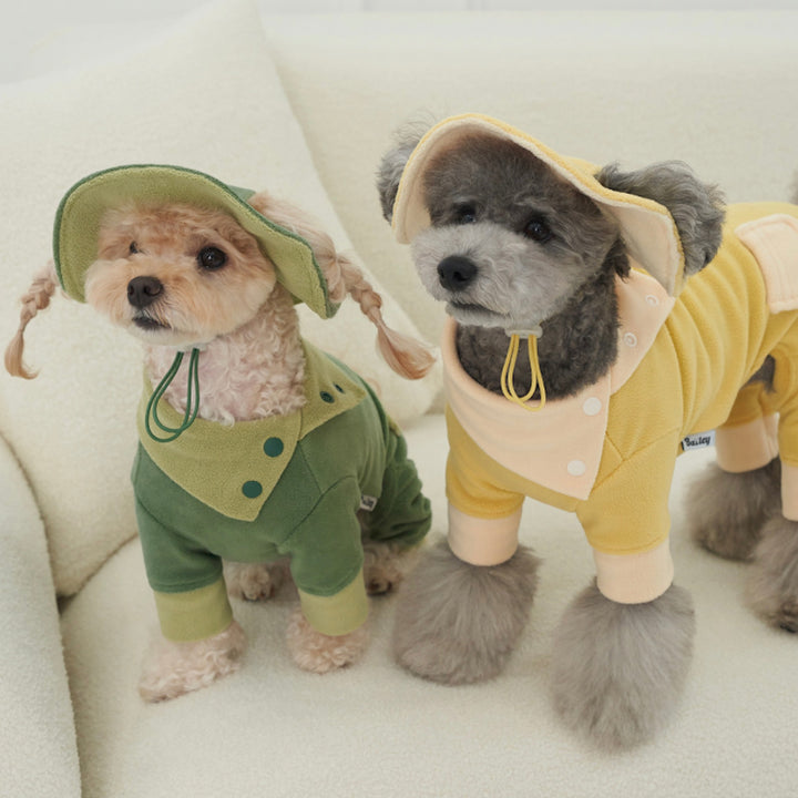 ※予約販売【Bailey】Fleece All In One（Green）