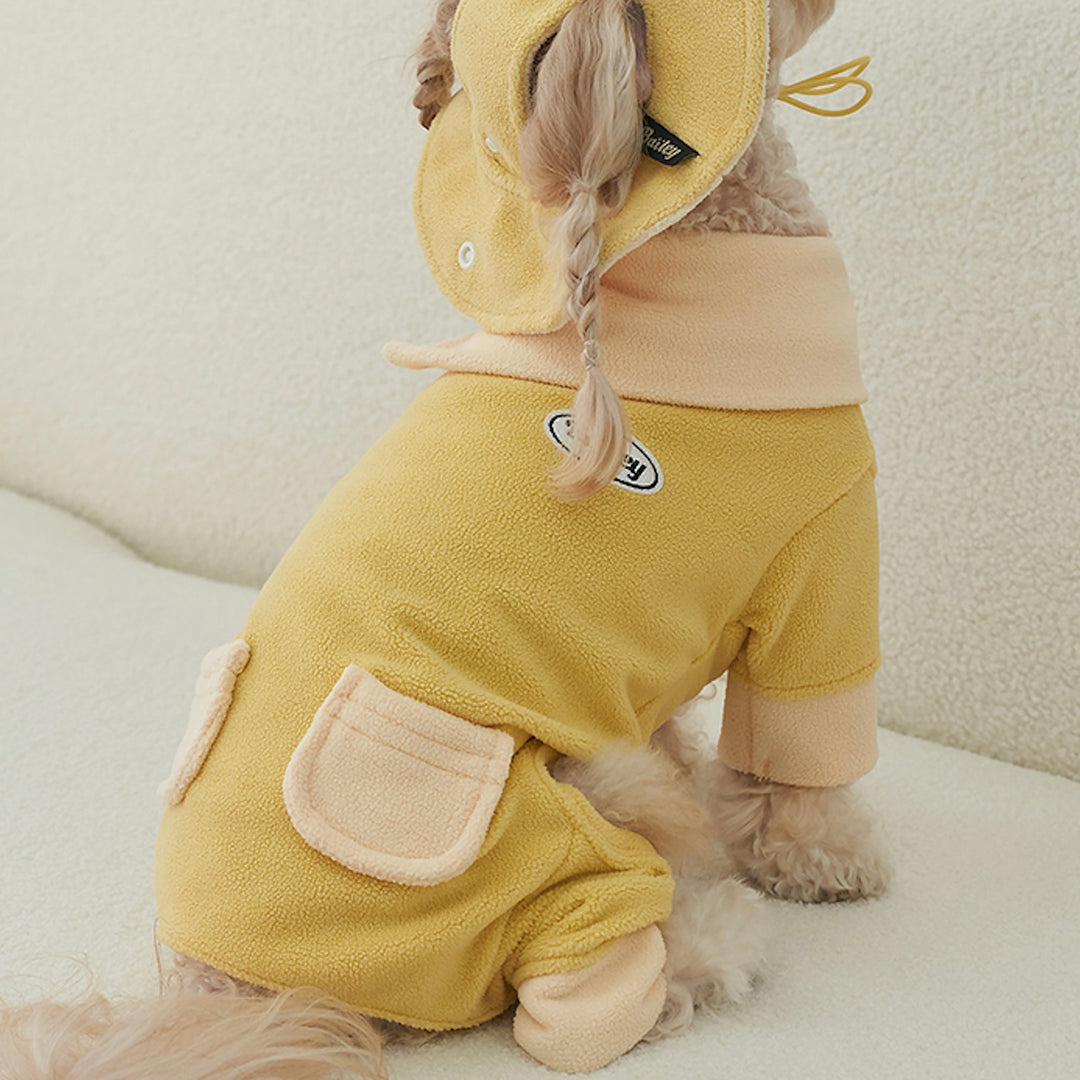 ※予約販売【Bailey】Fleece All In One（Yellow）