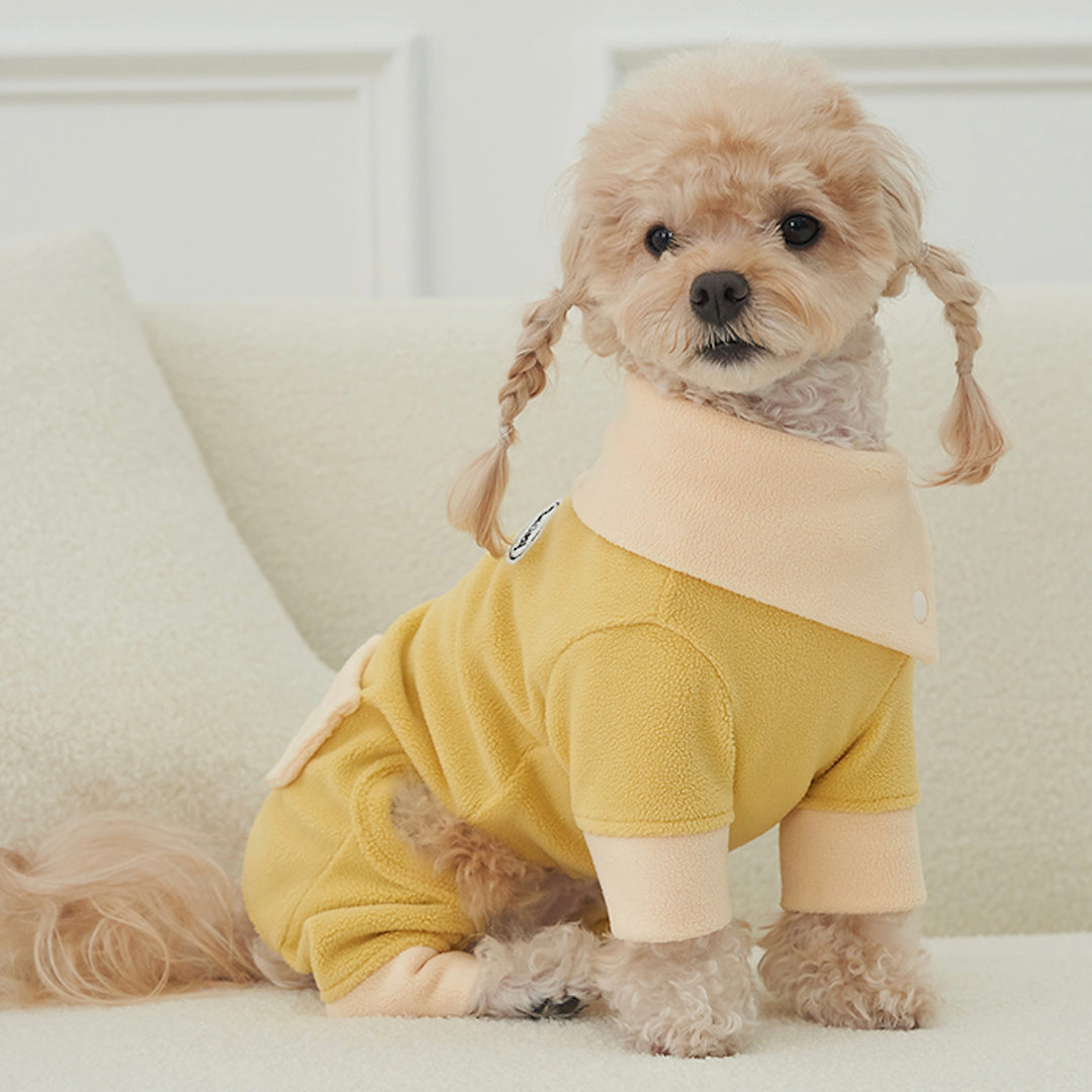 ※予約販売【Bailey】Fleece All In One（Yellow）