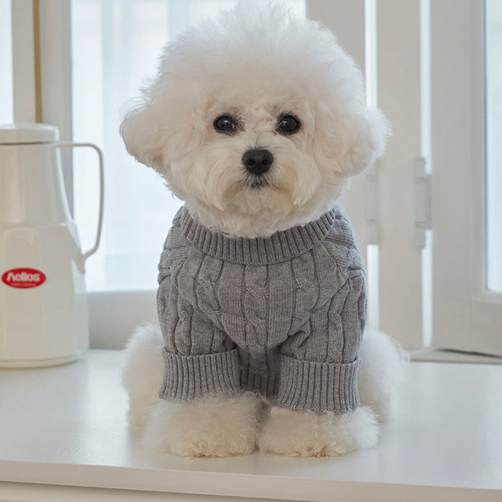 ※予約販売【Bailey】Teddy Pullover Knit（Gray）