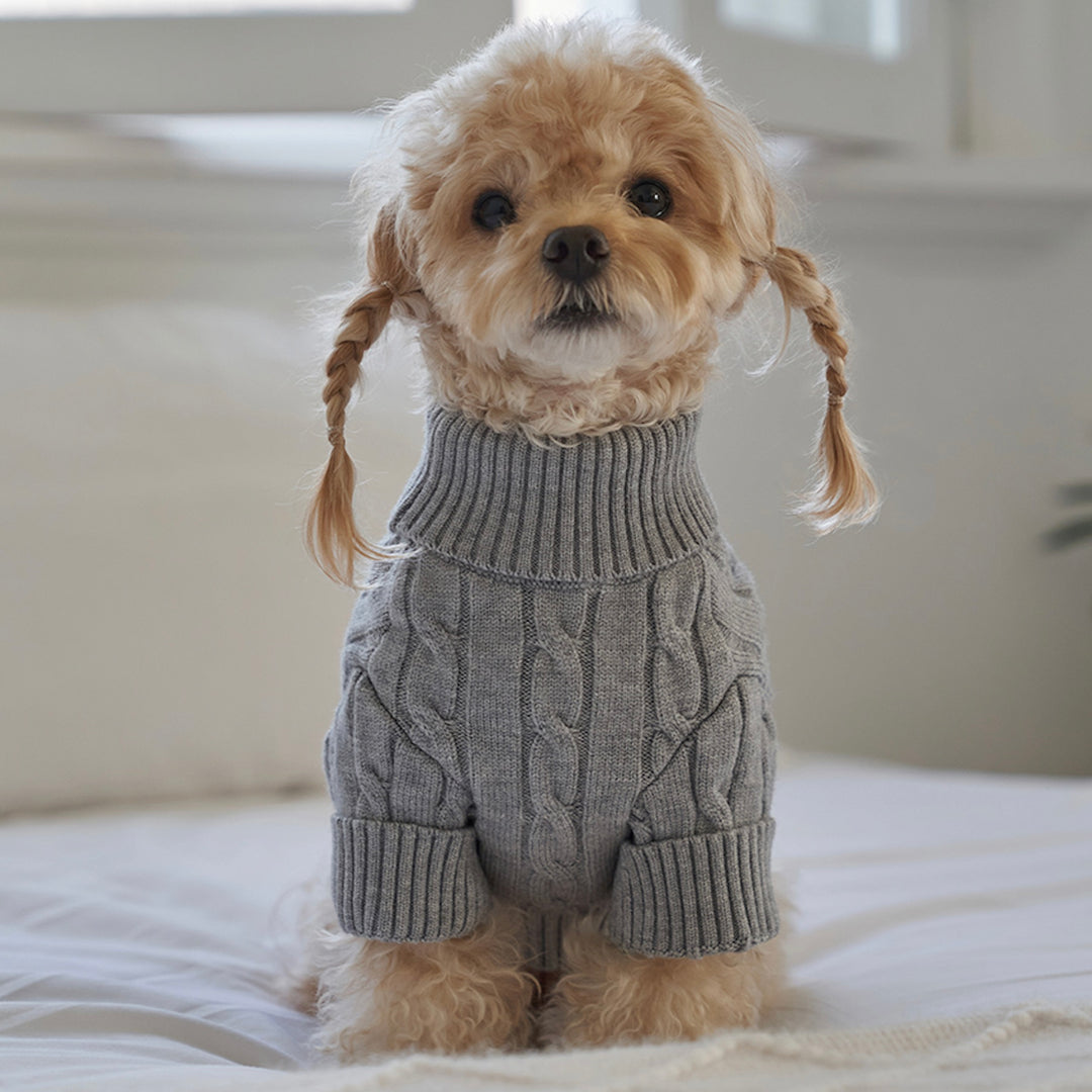 ※予約販売【Bailey】Teddy Pullover Knit（Gray）