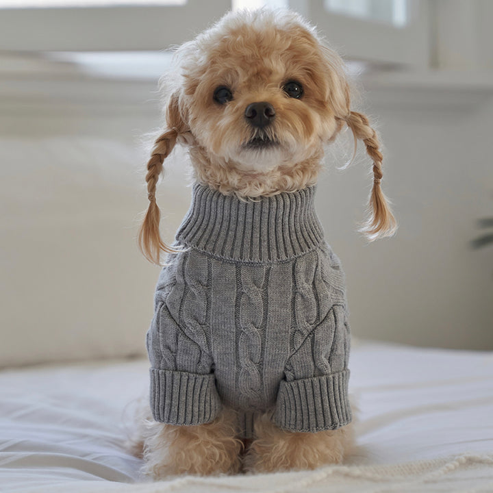※予約販売【Bailey】Teddy Pullover Knit（Gray）
