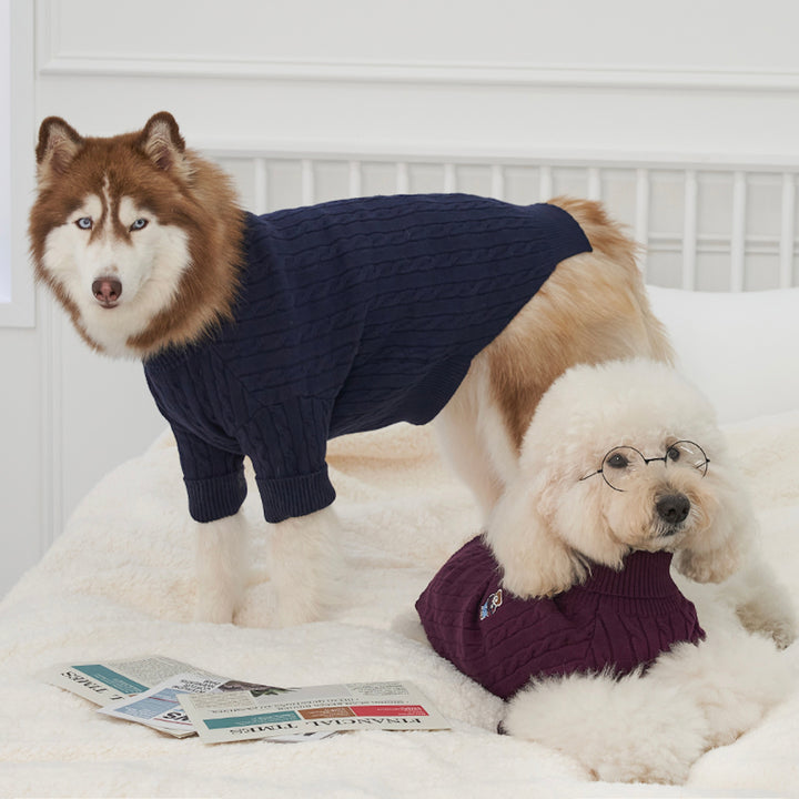※予約販売【Bailey】Teddy Pullover Knit（Navy）