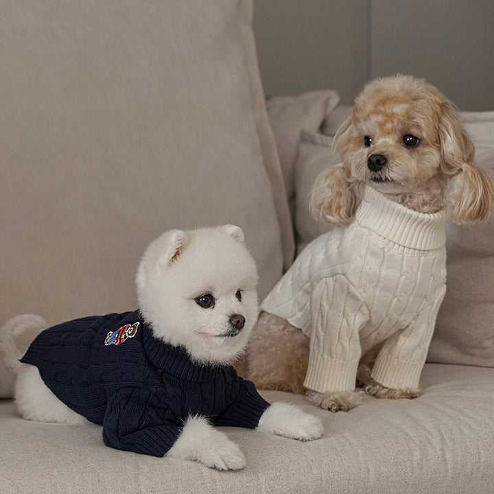 ※予約販売【Bailey】Teddy Pullover Knit（Navy）