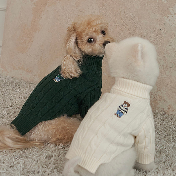 ※予約販売【Bailey】Teddy Pullover Knit（Green）