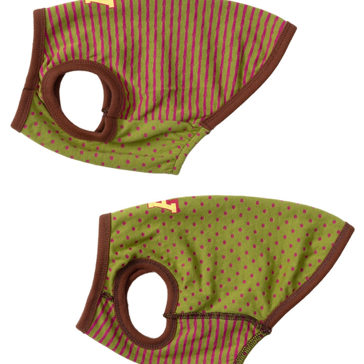 ※予約販売【andblank】A Stripe Sleeveless（Green）