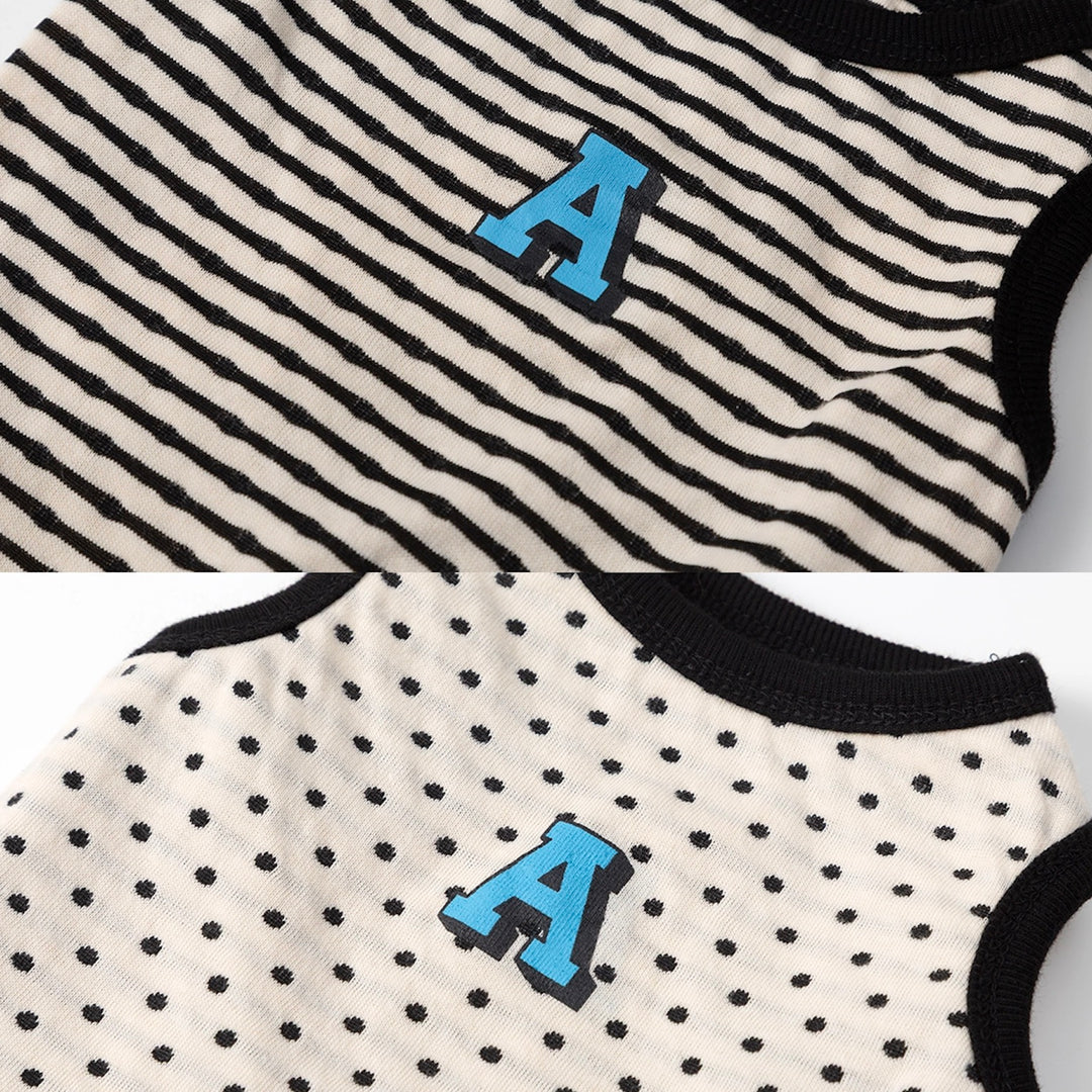 ※予約販売【andblank】A Stripe Sleeveless（Black）