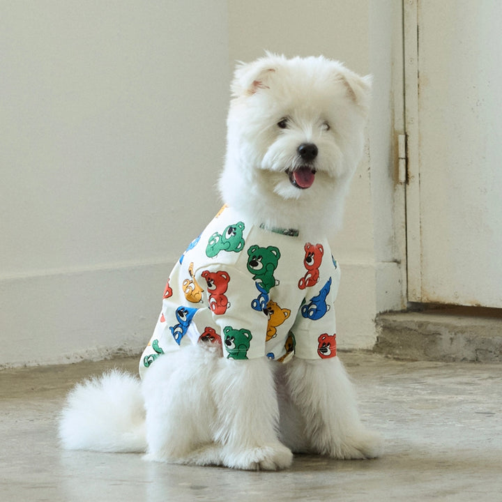 ※予約販売【andblank】ICONIC Joy Bear Short Sleeve（Rainbow）