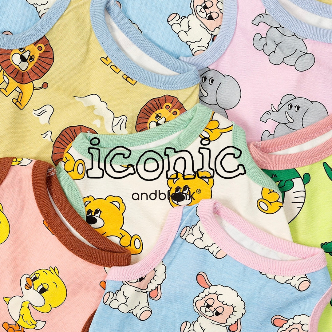 ※予約販売【andblank】ICONIC Joy Bear Short Sleeve（Rainbow）