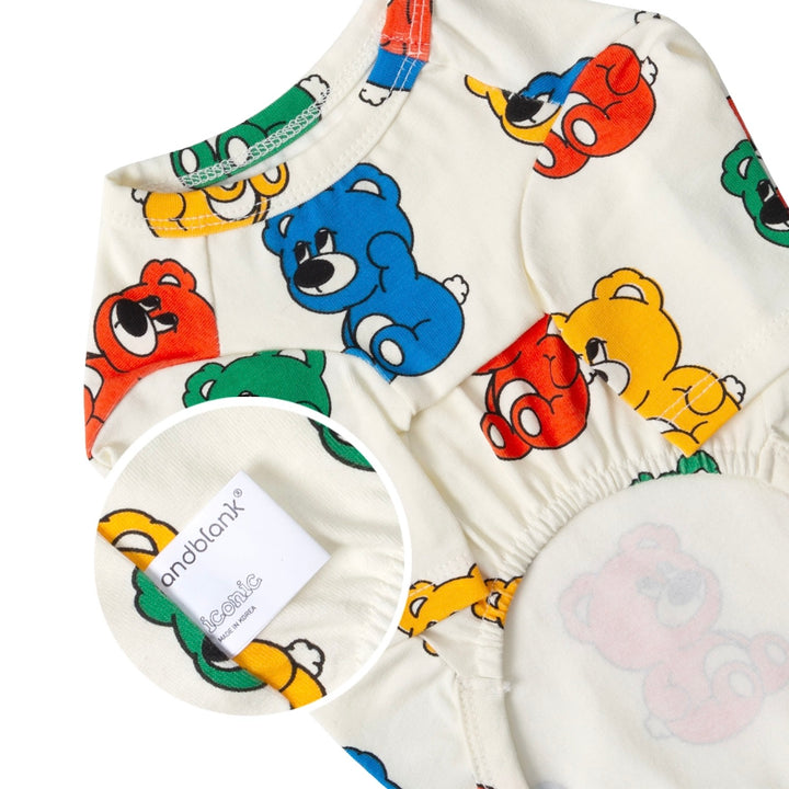 ※予約販売【andblank】ICONIC Joy Bear Short Sleeve（Rainbow）