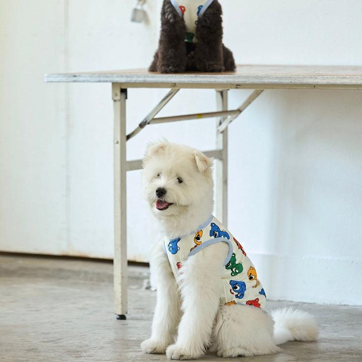 ※予約販売【andblank】ICONIC Joy Bear Sleeveless（Rainbow）