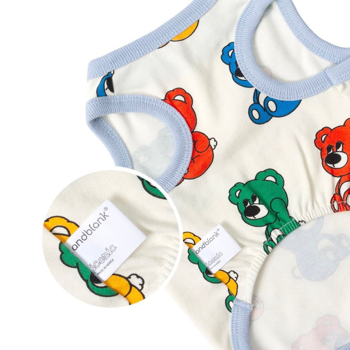 ※予約販売【andblank】ICONIC Joy Bear Sleeveless（Rainbow）