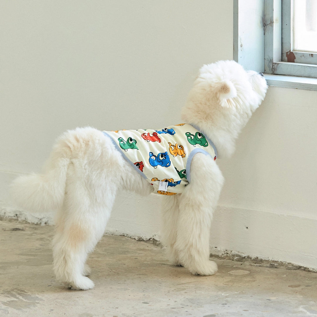 ※予約販売【andblank】ICONIC Joy Bear Sleeveless（Rainbow）
