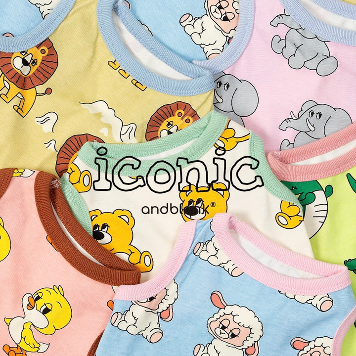 ※予約販売【andblank】ICONIC Joy Bear Sleeveless（Rainbow）