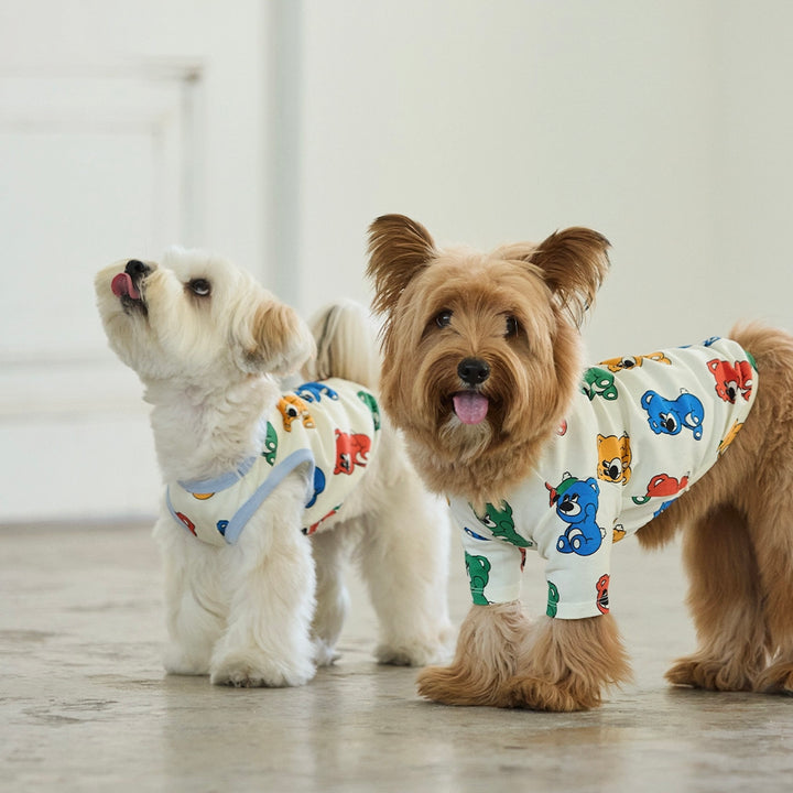 ※予約販売【andblank】ICONIC Joy Bear Sleeveless（Rainbow）