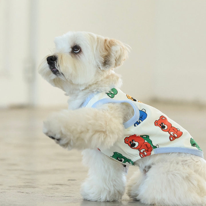 ※予約販売【andblank】ICONIC Joy Bear Sleeveless（Rainbow）