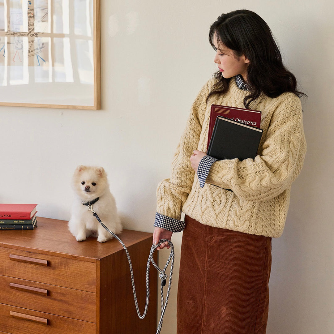 ※予約販売【noutti】Noutti × Stroll Rope Collar（Navy）