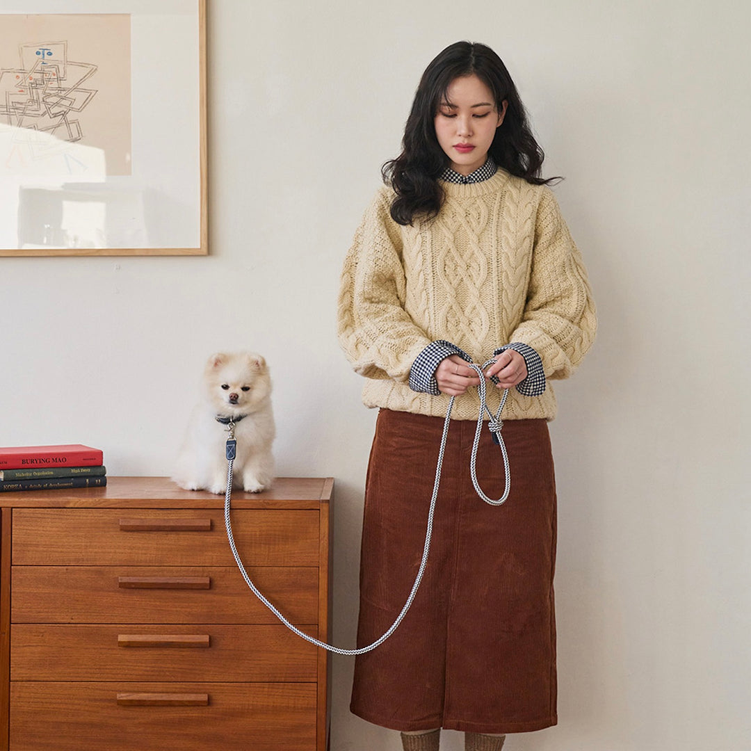 ※予約販売【noutti】Noutti × Stroll Rope Collar（Navy）