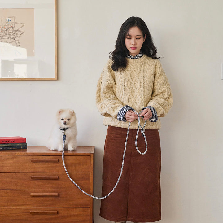 ※予約販売【noutti】Noutti × Stroll Rope Leash（Navy）