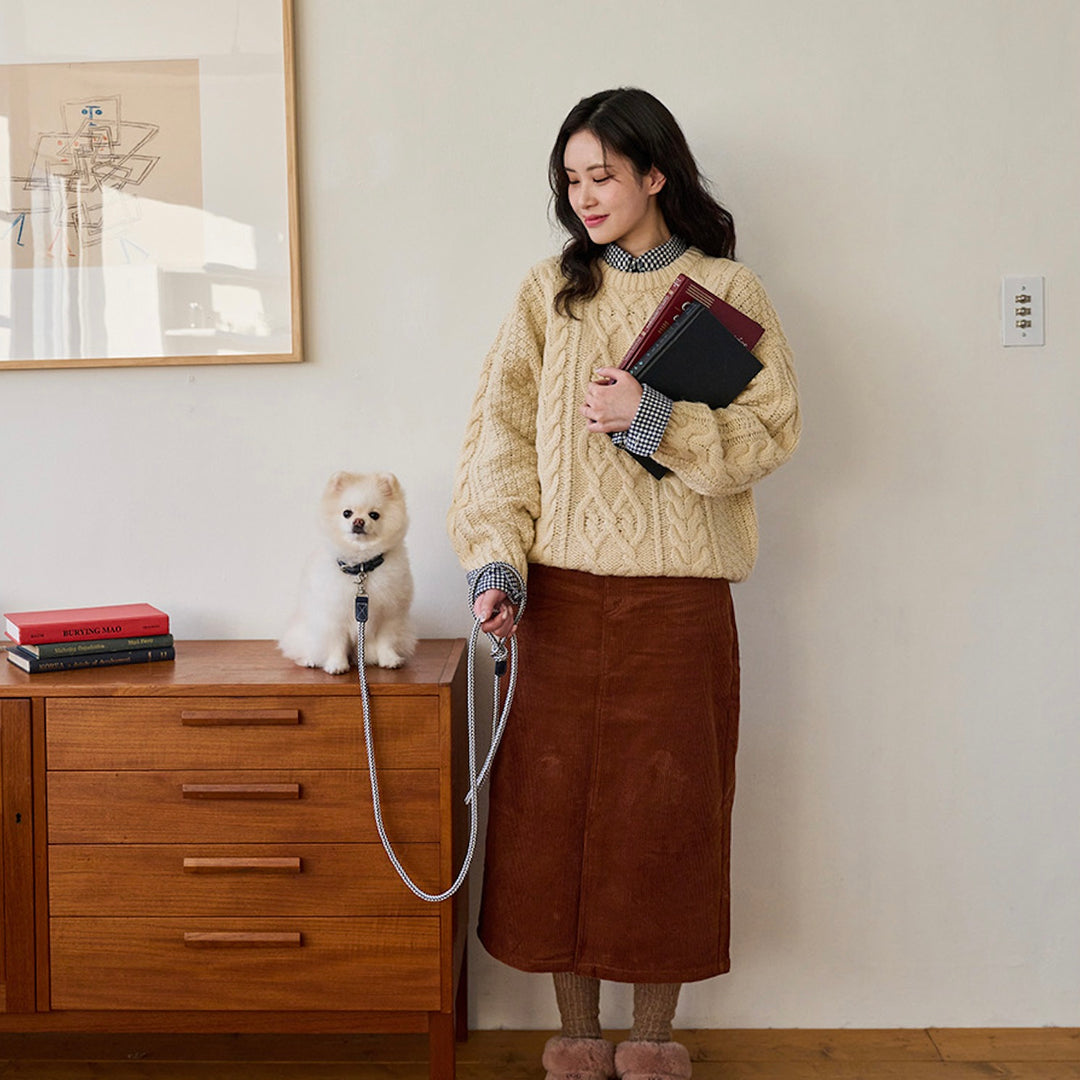 ※予約販売【noutti】Noutti × Stroll Rope Leash（Navy）