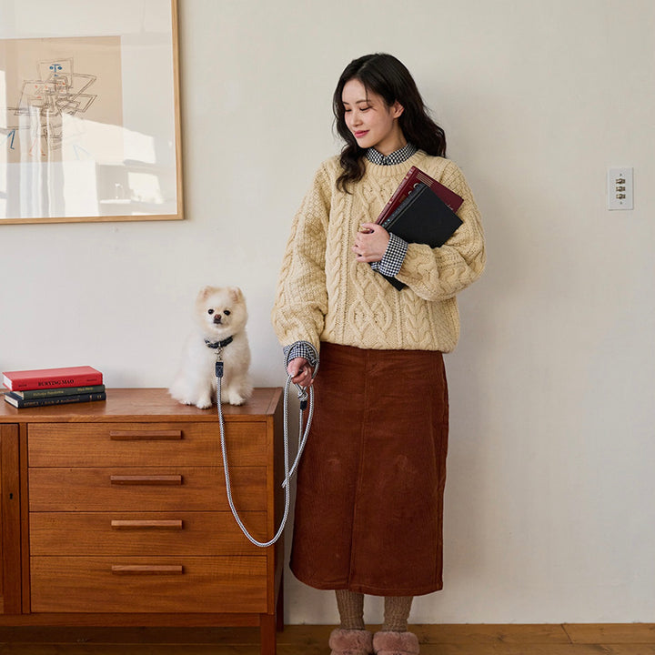 ※予約販売【noutti】Noutti × Stroll Rope Leash（Navy）