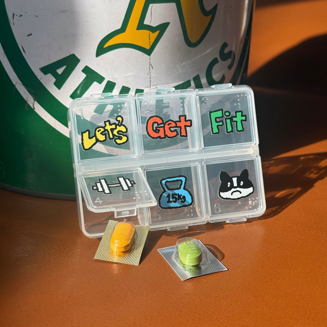 ※予約販売【CRR】6 compartment square pill case health