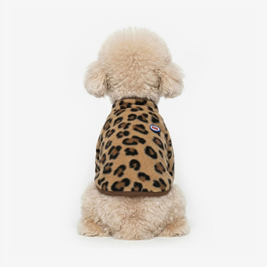 ※予約販売【TUSTUS】Leopard Fleece（Brown）