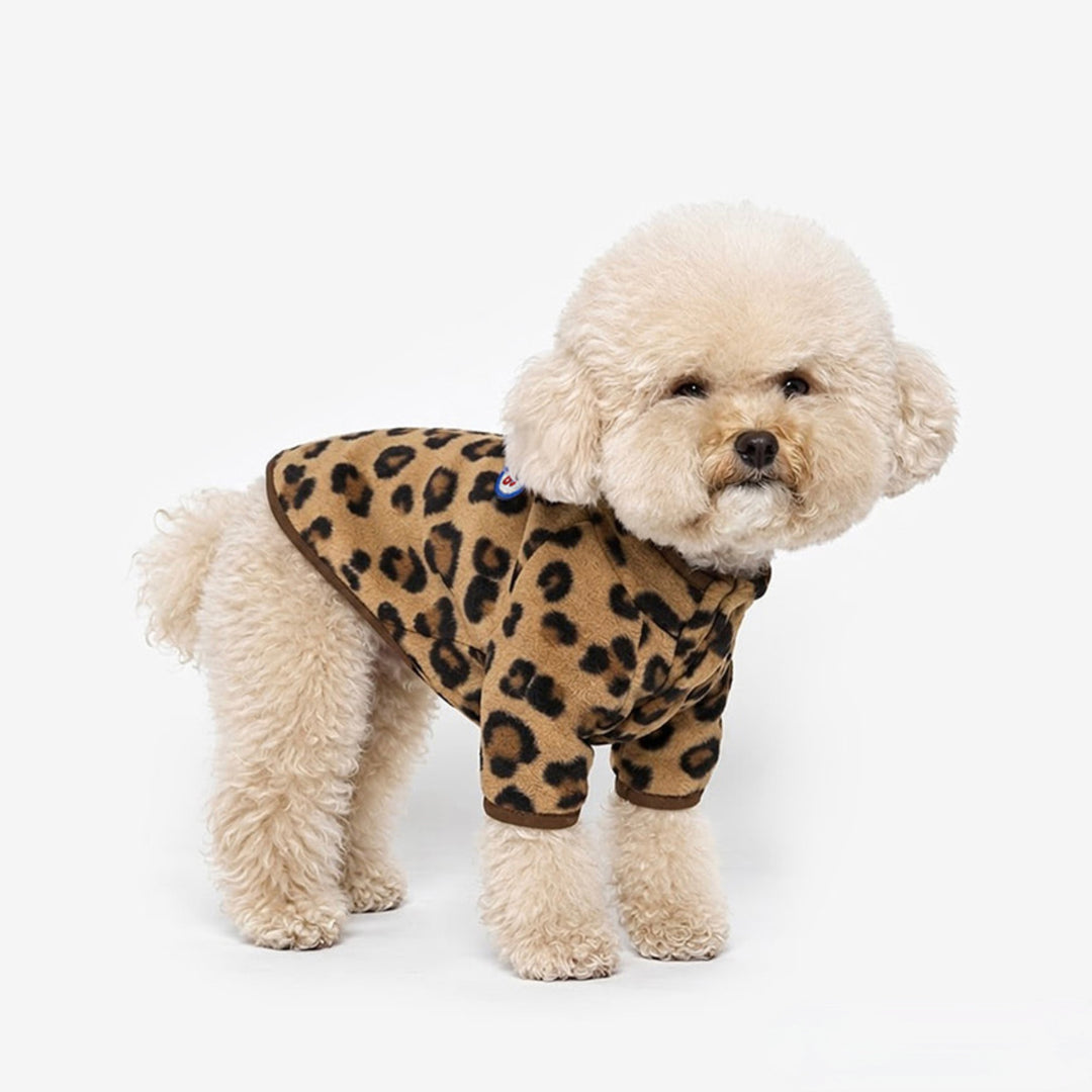 ※予約販売【TUSTUS】Leopard Fleece（Brown）