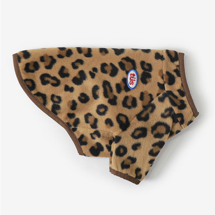 ※予約販売【TUSTUS】Leopard Fleece（Brown）