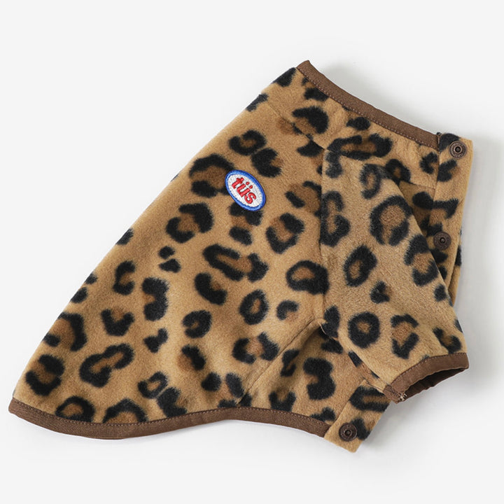 ※予約販売【TUSTUS】Leopard Fleece（Brown）