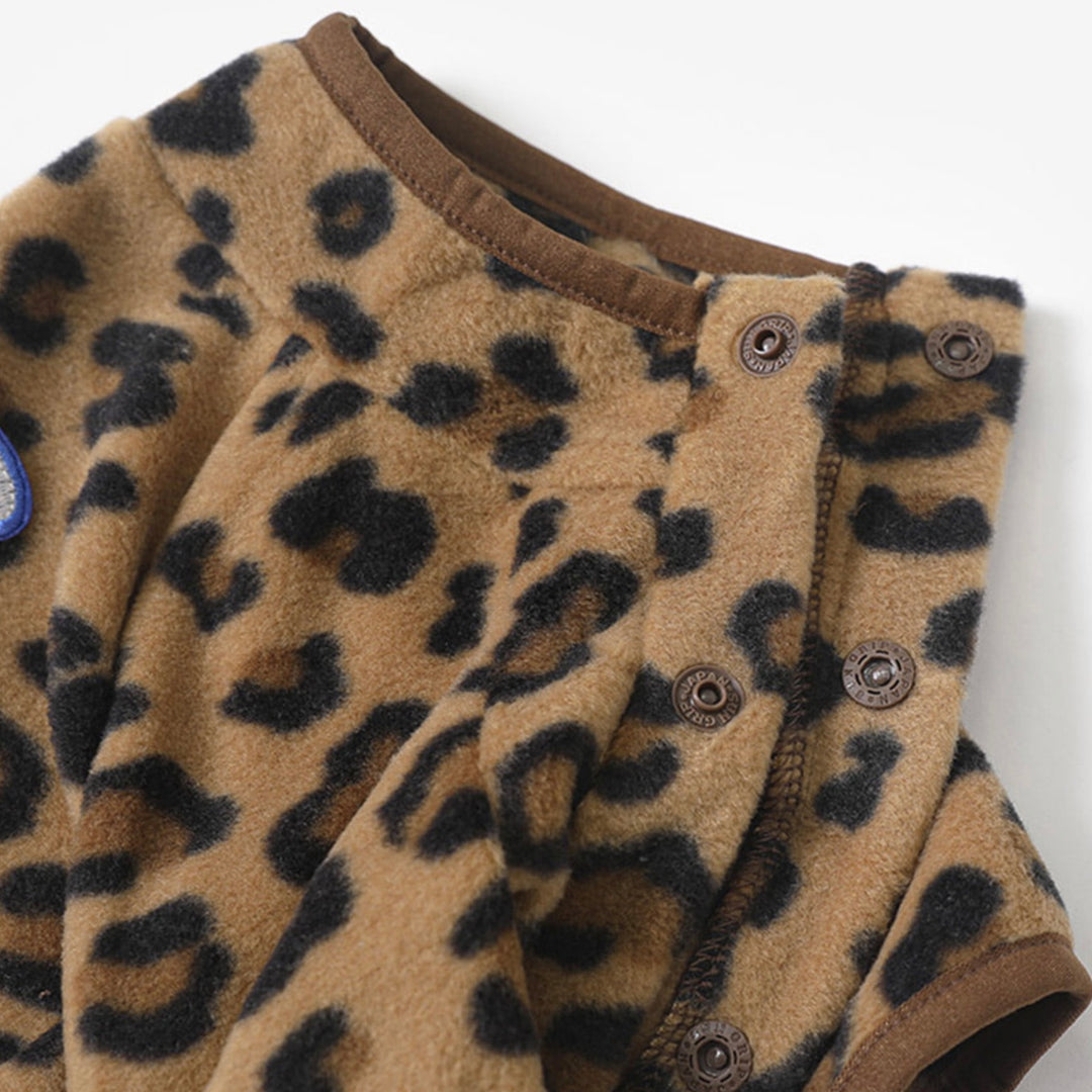 ※予約販売【TUSTUS】Leopard Fleece（Brown）