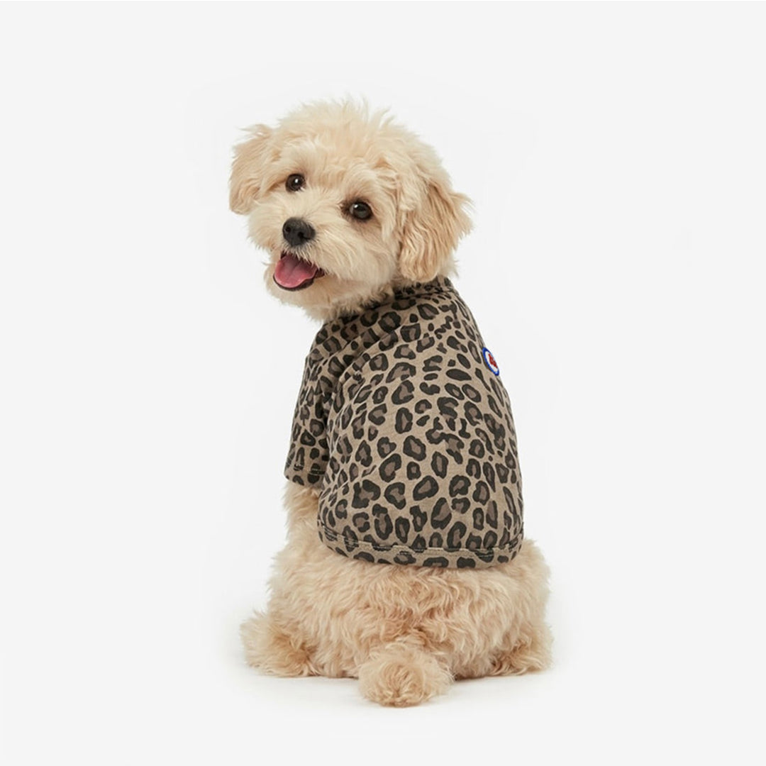 ※予約販売【TUSTUS】Leopard Tee（Brown）
