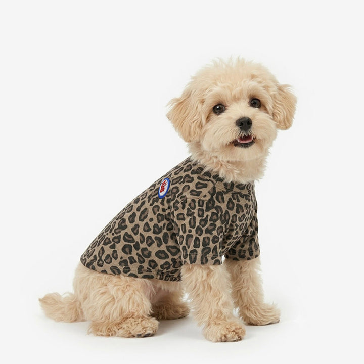 ※予約販売【TUSTUS】Leopard Tee（Brown）