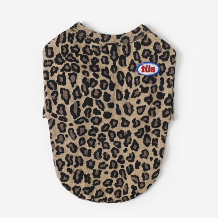 ※予約販売【TUSTUS】Leopard Tee（Brown）
