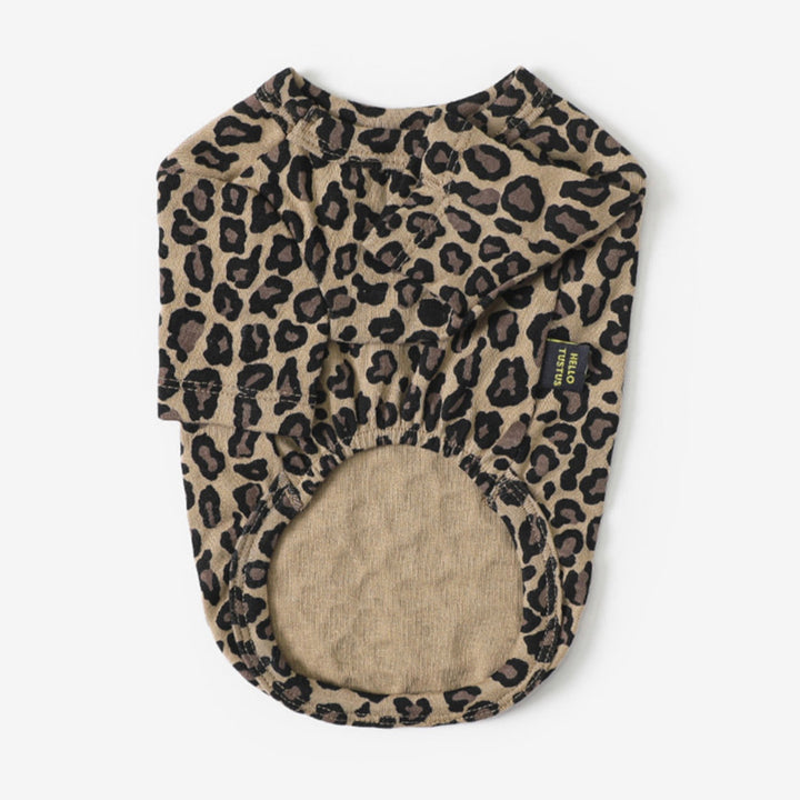 ※予約販売【TUSTUS】Leopard Tee（Brown）