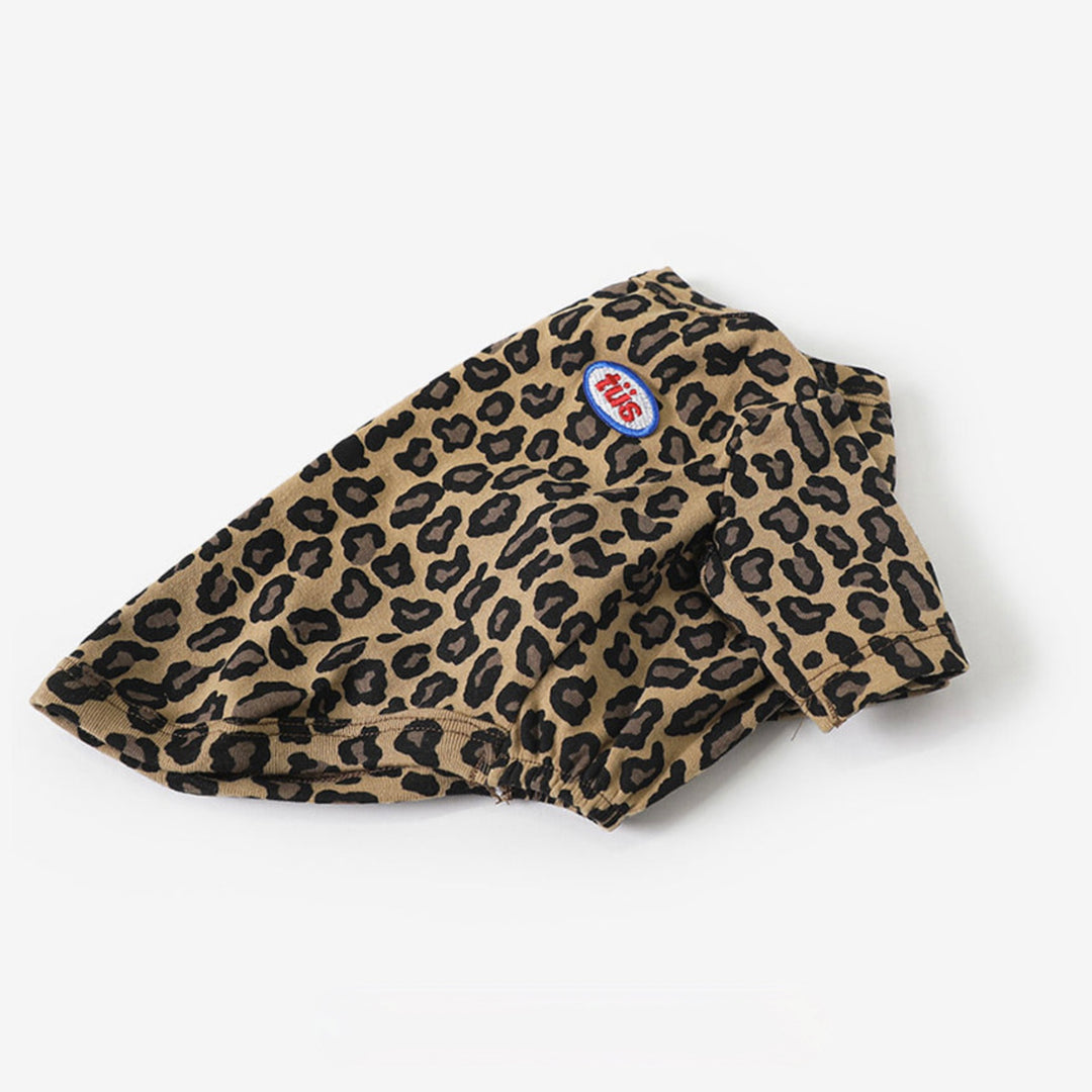 ※予約販売【TUSTUS】Leopard Tee（Brown）