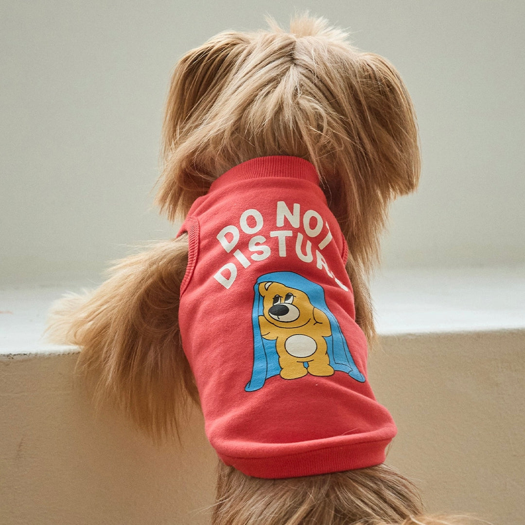 ※予約販売【andblank】Joy Bear Sleeveless Sweatshirt