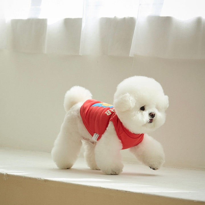※予約販売【andblank】Joy Bear Sleeveless Sweatshirt