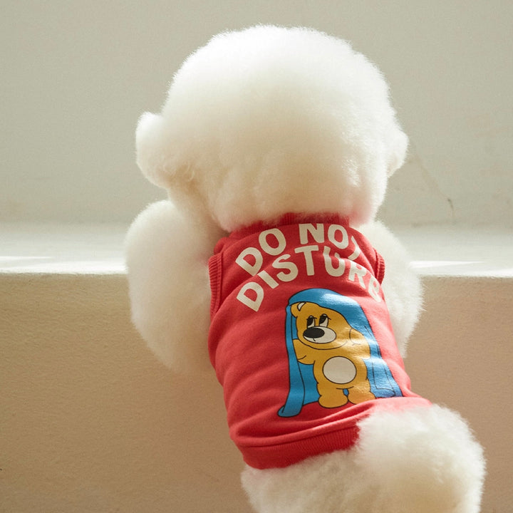 ※予約販売【andblank】Joy Bear Sleeveless Sweatshirt