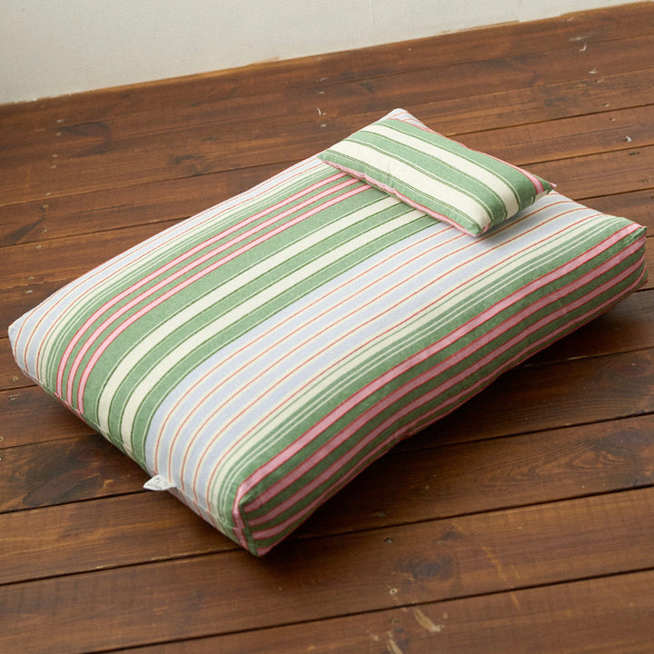 ※予約販売【noutti】Poppy Stripe Pillow（2color）