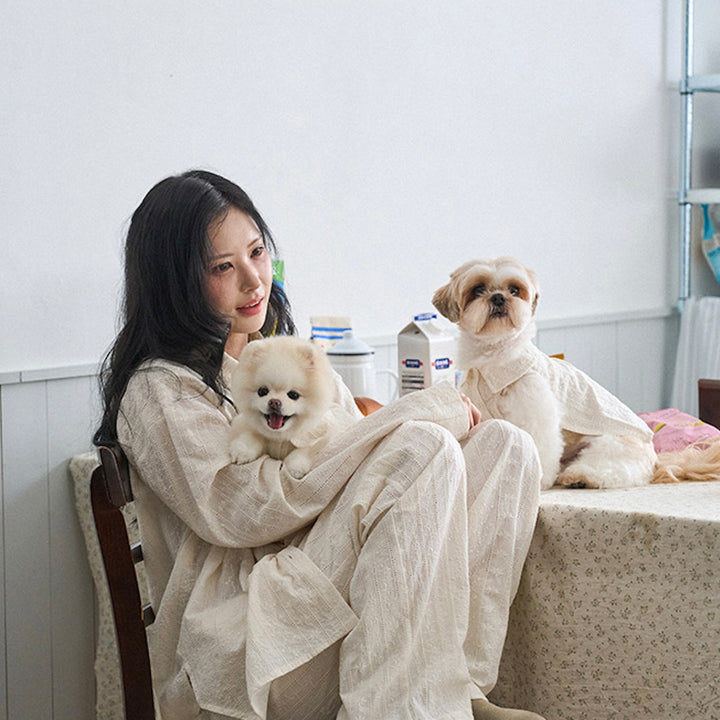 ※予約販売【noutti】Aile Eyelet Sleeveless Shirt（Natural Ivory）