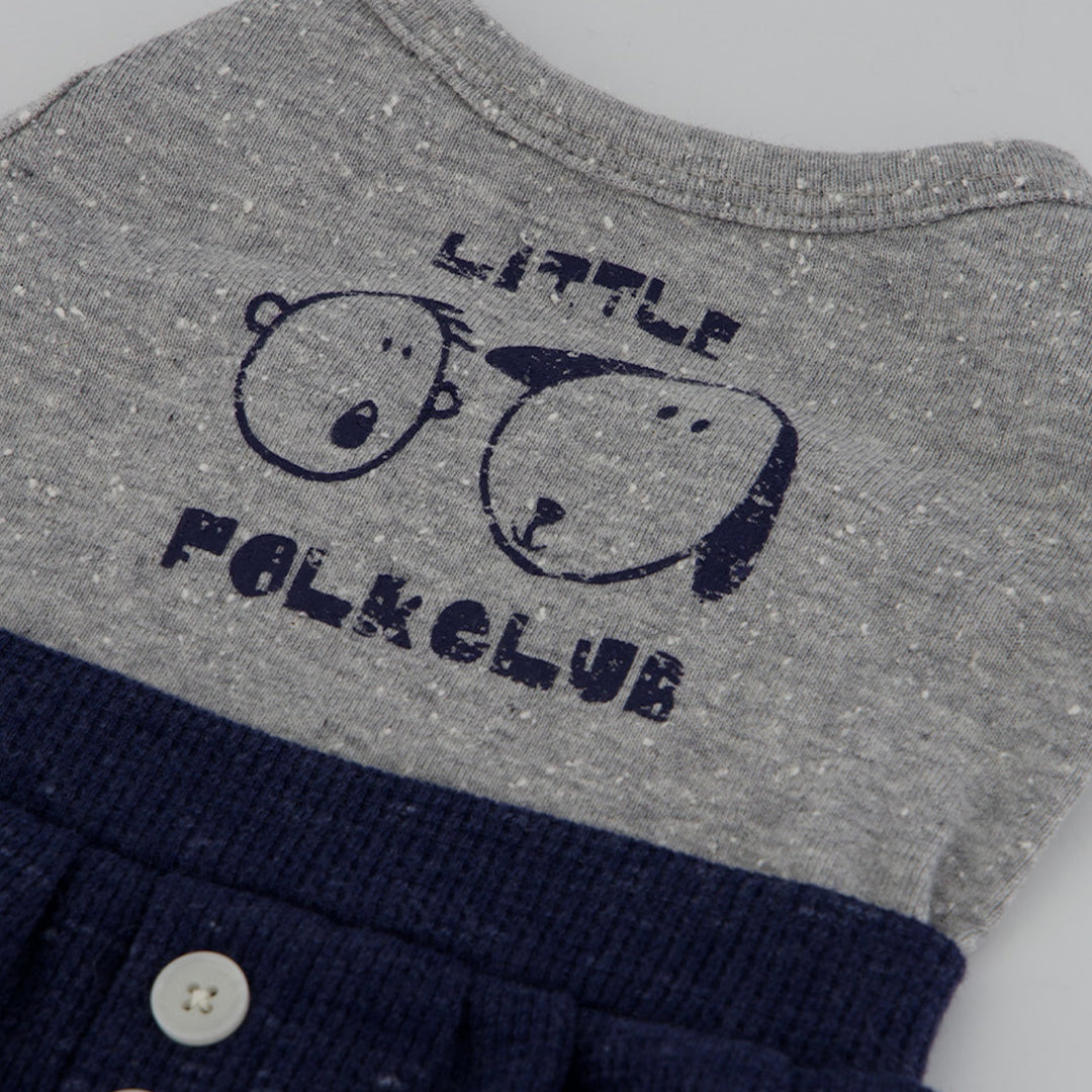 ※予約販売【noutti】Little Folk Club All in one（Melange Gray）