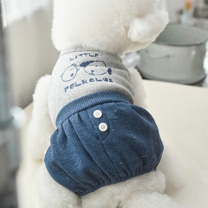 ※予約販売【noutti】Little Folk Club All in one（Melange Gray）