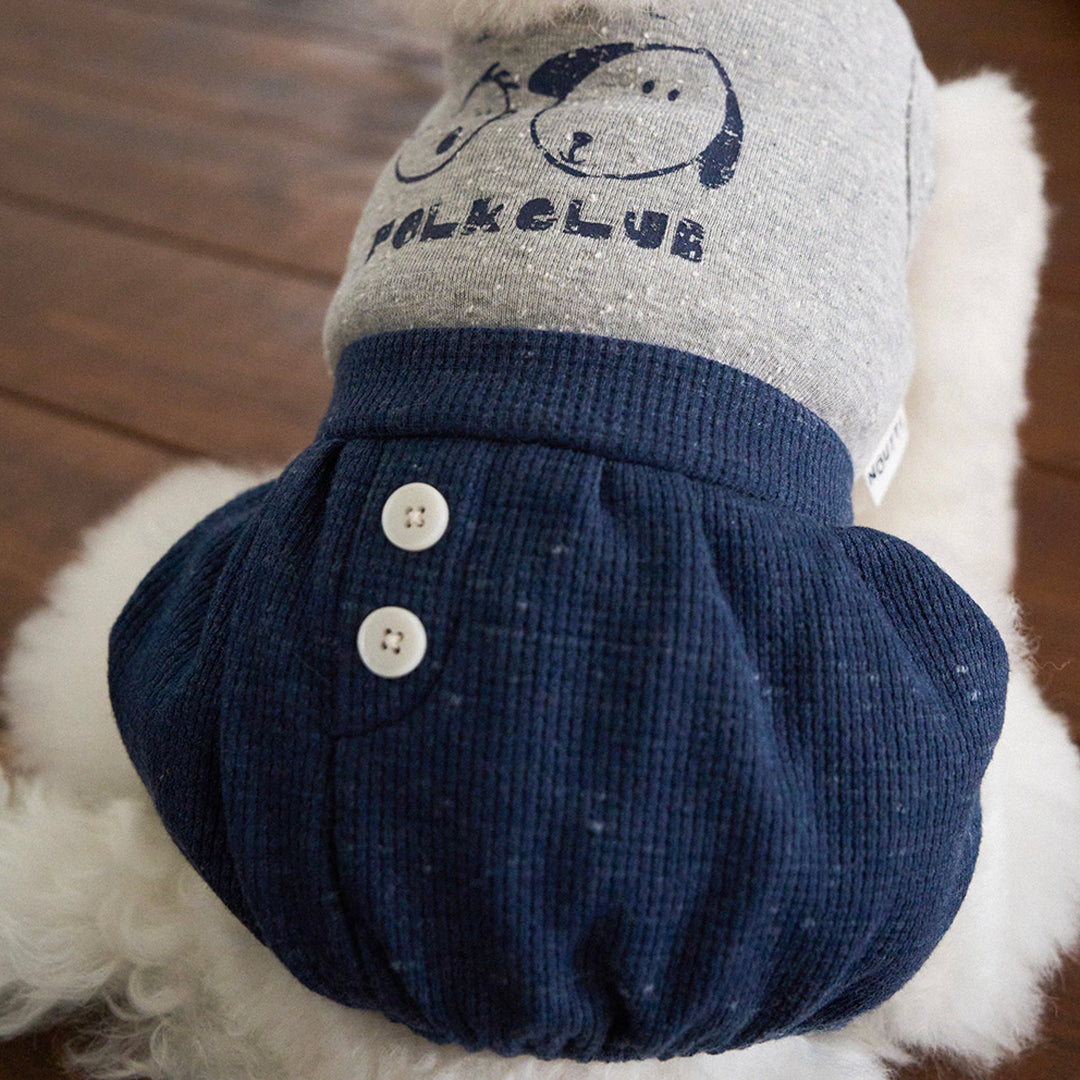 ※予約販売【noutti】Little Folk Club All in one（Melange Gray）