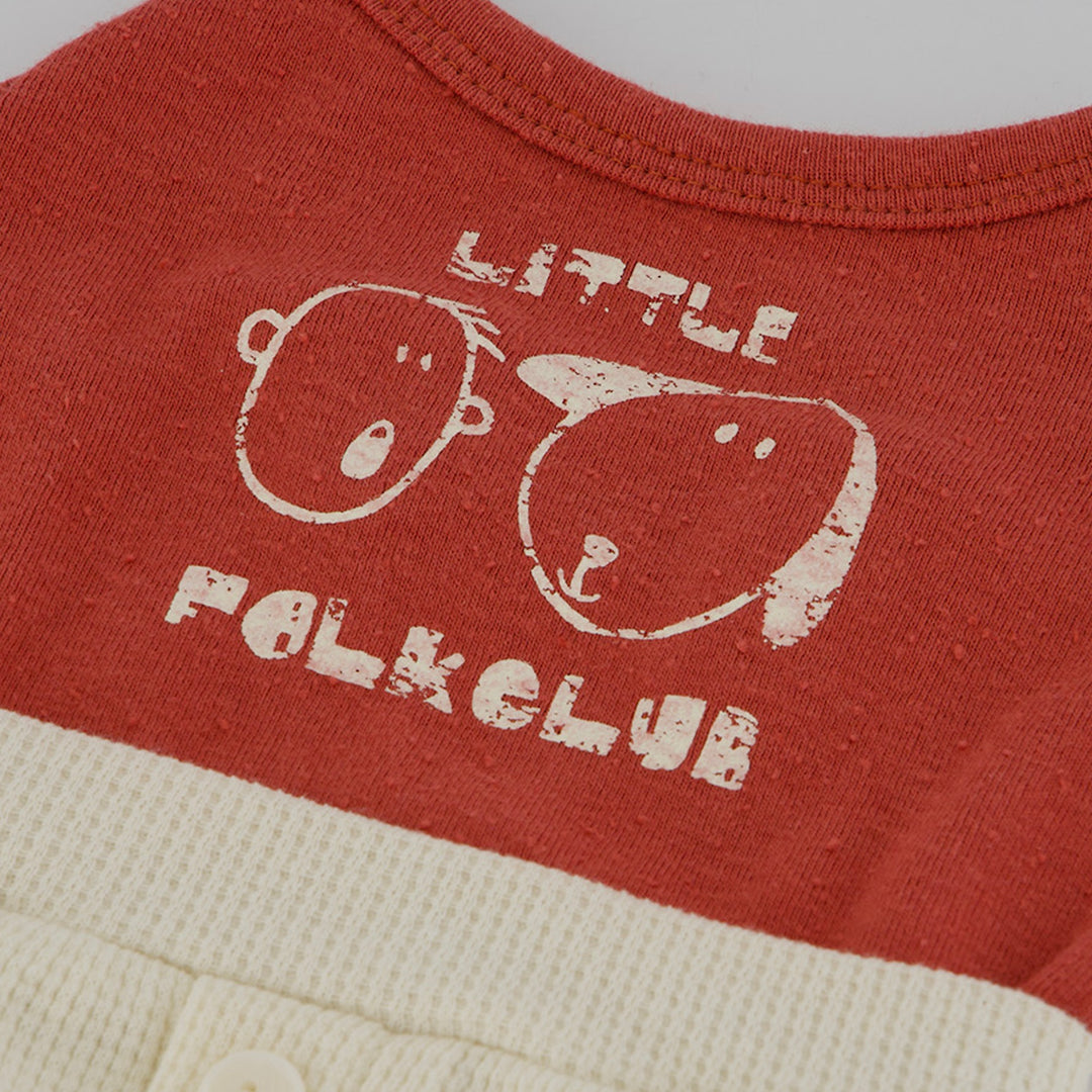 ※予約販売【noutti】Little Folk Club All in one（Vintage Red）