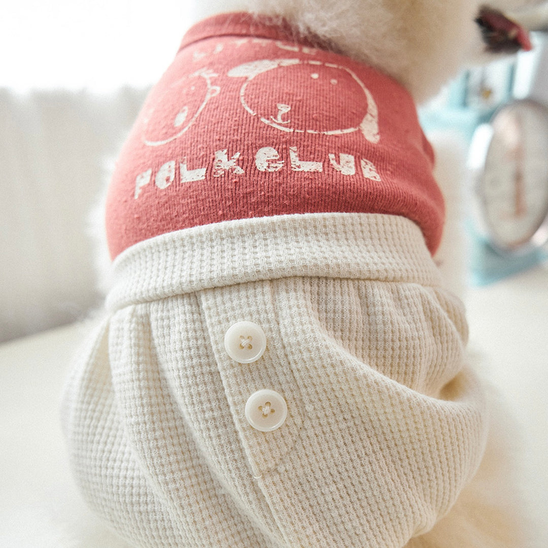 ※予約販売【noutti】Little Folk Club All in one（Vintage Red）