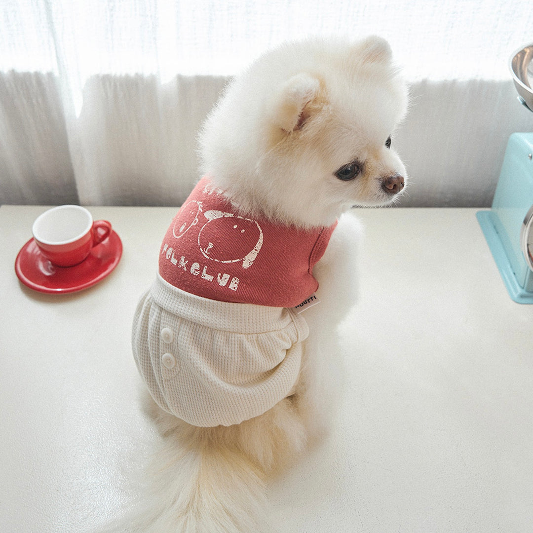 ※予約販売【noutti】Little Folk Club All in one（Vintage Red）