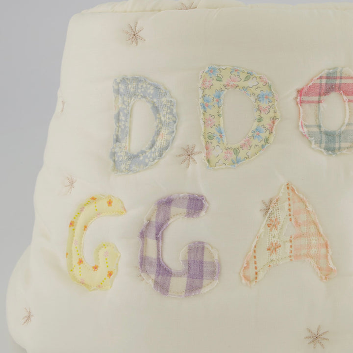 ※予約販売【noutti】Patchwork Name Stroller Guard