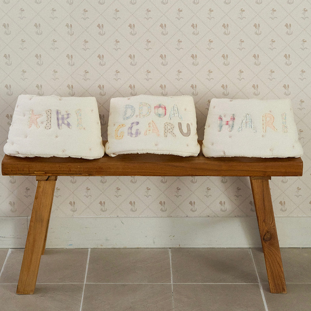 ※予約販売【noutti】Patchwork Name Stroller Guard