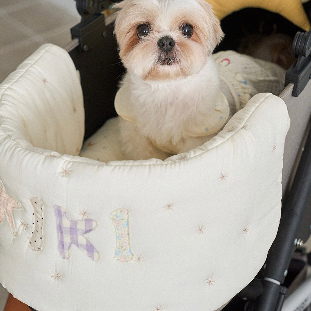 ※予約販売【noutti】Patchwork Name Stroller Guard